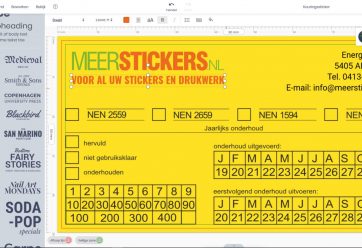 Ontwerp je stickers online