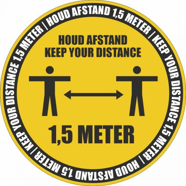 covid19 1,5 meter afstand