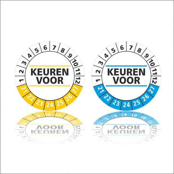 Keuren voor keuringssticker half product