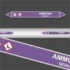 Leidingstickers Leidingmarkering Ammonia (Basen)