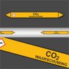 Leidingstickers Leidingmarkering CO2 (Gassen)
