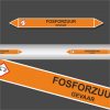Leidingstickers Leidingmarkering Fosforzuur (Zuren)