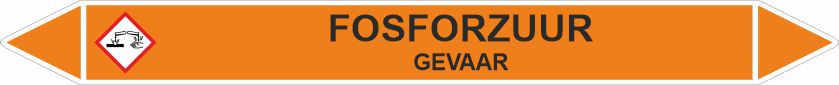 Leidingstickers Leidingmarkering Fosforzuur (Zuren)