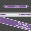 Leidingstickers Leidingmarkering Glycol (Basen)