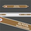 Leidingstickers Leidingmarkering Glycol (Ontvlambare vloeistoffen)