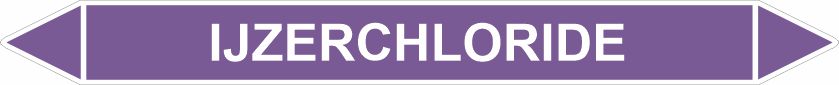 Leidingstickers Leidingmarkering Ijzerchloride (basen) Leidingstickers Leidingmarkering Ijzerchloride (basen)
