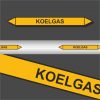 Leidingstickers Leidingmarkering Koelgas (Gassen)