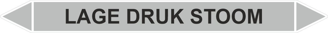 Leidingstickers Leidingmarkering Lage Druk Stoom (Stoom)