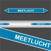 Leidingstickers Leidingmarkering Meetlucht (Lucht)