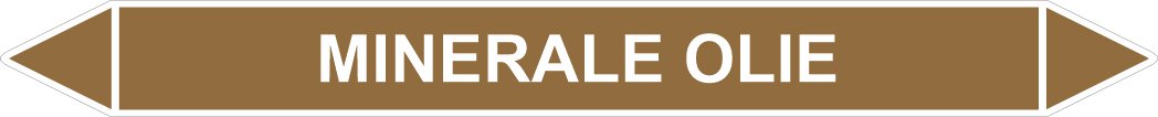 Leidingstickers Leidingmarkering Minerale Olie (Ontvlambare vloeistoffen) Leidingstickers Leidingmarkering Minerale Olie (Ontvlambare vloeistoffen)