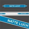 Leidingstickers Leidingmarkering Natte Lucht (Lucht)