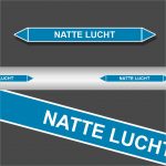 Leidingstickers Leidingmarkering Natte Lucht (Lucht)