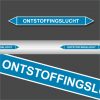 Leidingstickers Leidingmarkering Ontstoffingslucht (Lucht)