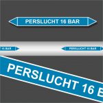 Leidingstickers Leidingmarkering Perslucht 16 BAR (Lucht)