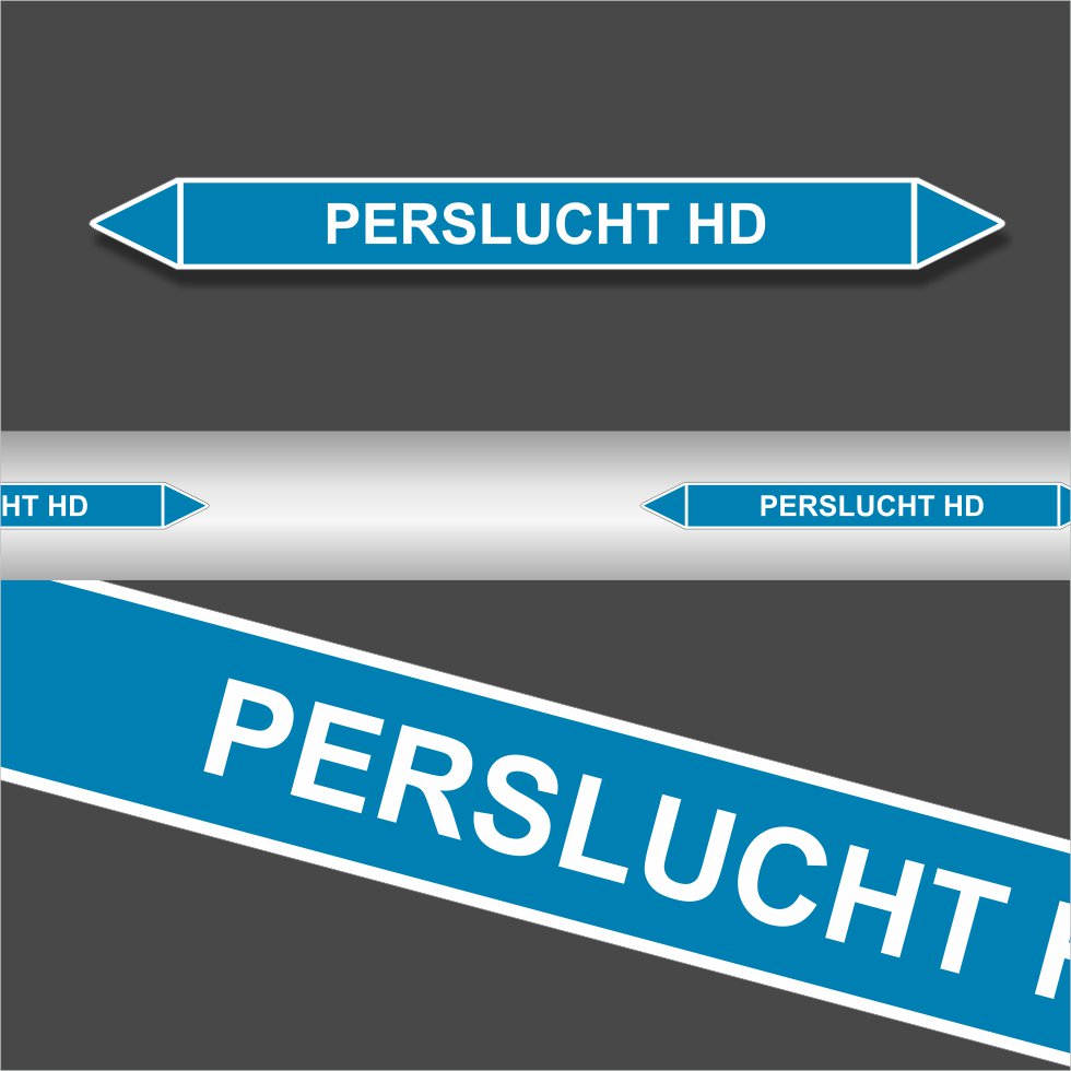 Leidingstickers Leidingmarkering Perslucht HD (Lucht) Leidingstickers Leidingmarkering Perslucht HD (Lucht)