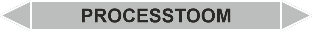 Leidingstickers Leidingmarkering Processtoom (Stoom) Leidingstickers Leidingmarkering Processtoom (Stoom)