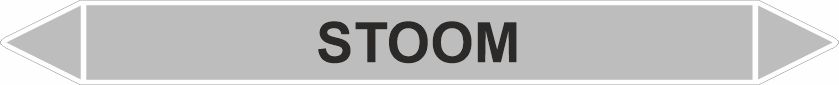 Leidingstickers Leidingmarkering Stoom (Stoom) Leidingstickers Leidingmarkering Stoom (Stoom)