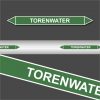 Leidingstickers Leidingmarkering Torenwater (Water)