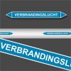 Leidingstickers Leidingmarkering Verbrandingslucht (Lucht)