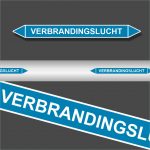 Leidingstickers Leidingmarkering Verbrandingslucht (Lucht)