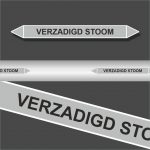 Leidingstickers Leidingmarkering Verzadigd Stoom (Stoom)