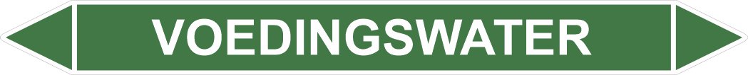 Leidingstickers Leidingmarkering Voedingswater (Water) Leidingstickers Leidingmarkering Voedingswater (Water)