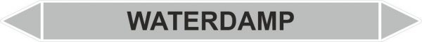 Leidingstickers Leidingmarkering Waterdamp (Stoom)