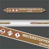 Leidingstickers Leidingmarkering Waterstofperoxide 35% (Ontvlambare vloeistoffen)