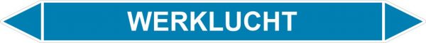 Leidingstickers Leidingmarkering Werklucht (Lucht)