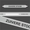 Leidingstickers Leidingmarkering Zuivere Stoom (Stoom)