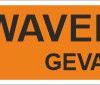 Leidingstickers Leidingmarkering Zwavelzuur (Zuren)