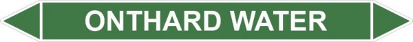 Leidingstickers Leidingmarkering onthard water (Water)
