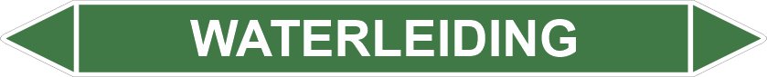 Leidingstickers Leidingmarkering waterleiding (Water) Leidingstickers Leidingmarkering waterleiding (Water)