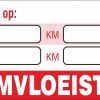 Onderhoud stickers remvloeistof vervangen op universeel rood