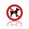 Pictogram geen honden sticker