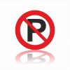 Pictogram niet parkeren sticker