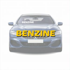 Autoraam stickers benzine