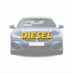 Autoraam stickers diesel