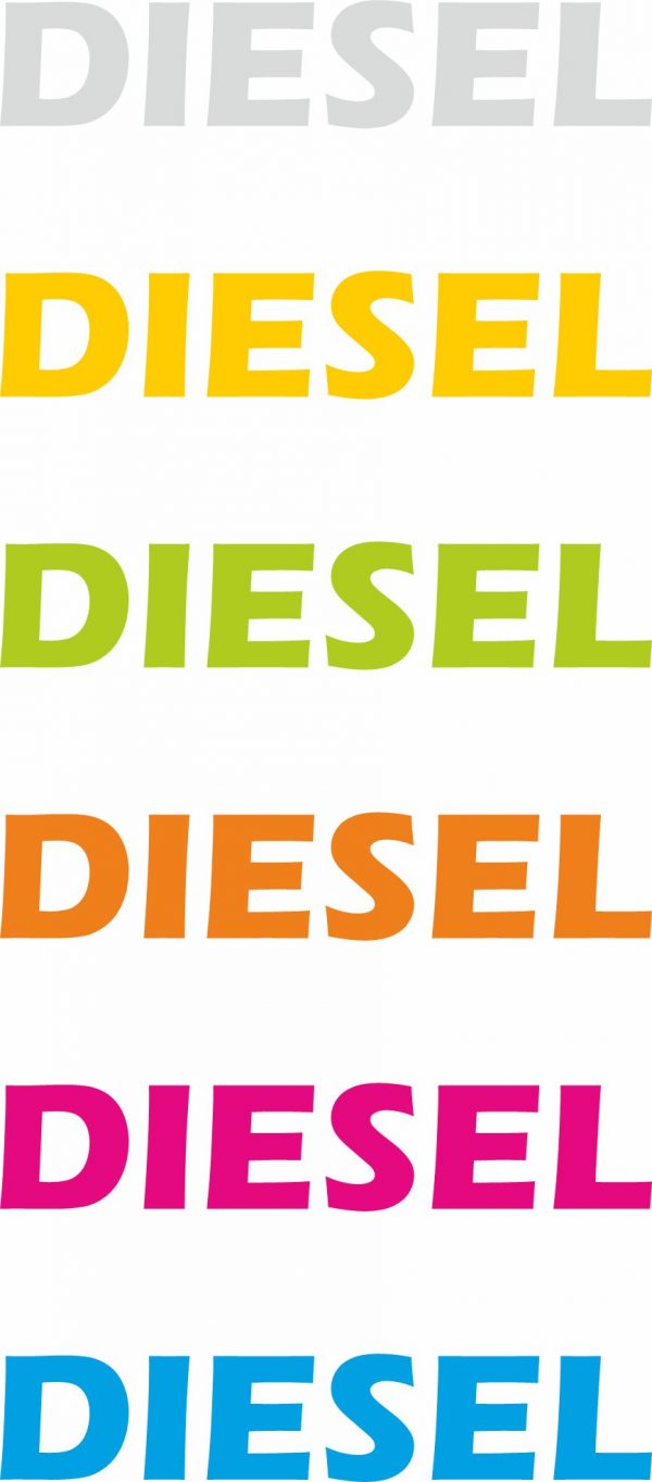 Autoraam stickers diesel