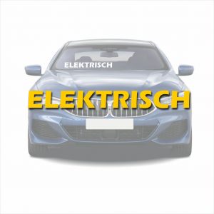 Autoraam stickers elektrisch