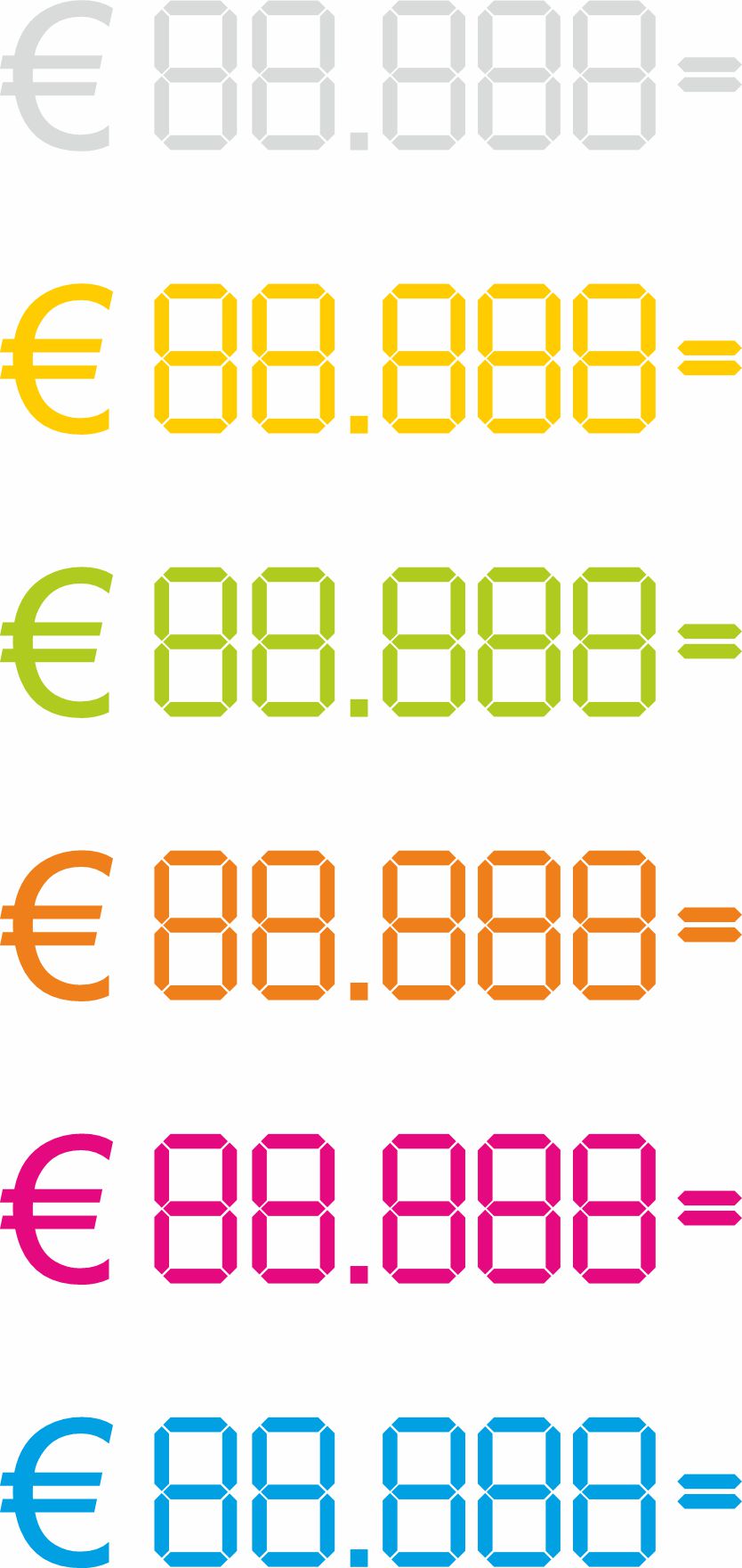 Autoraam stickers prijs