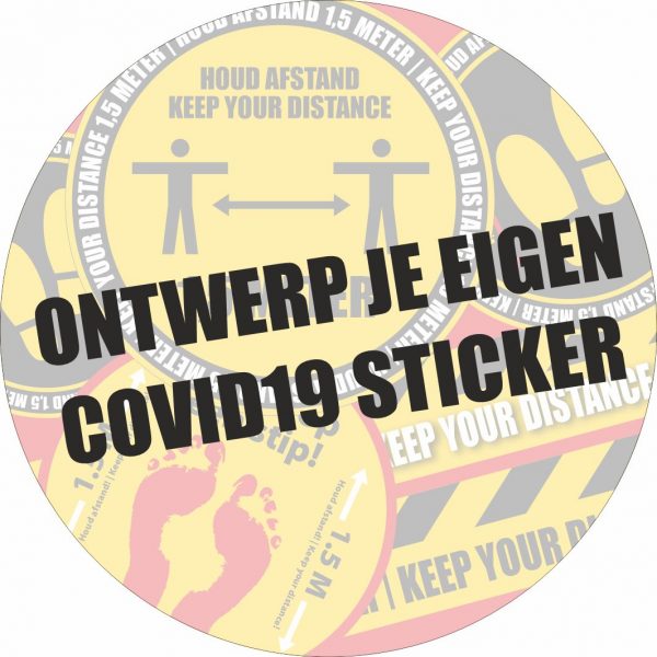 covid19 Ontwerp je eigen sticker