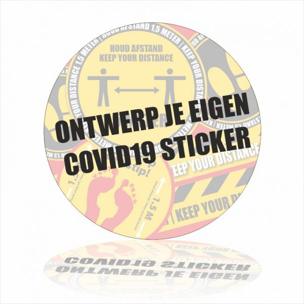 covid19 Ontwerp je eigen sticker