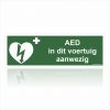 AED in dit voertuig aanwezig Stickers