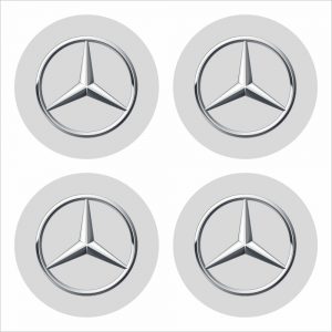 Wielnaaf stickers Mercedes