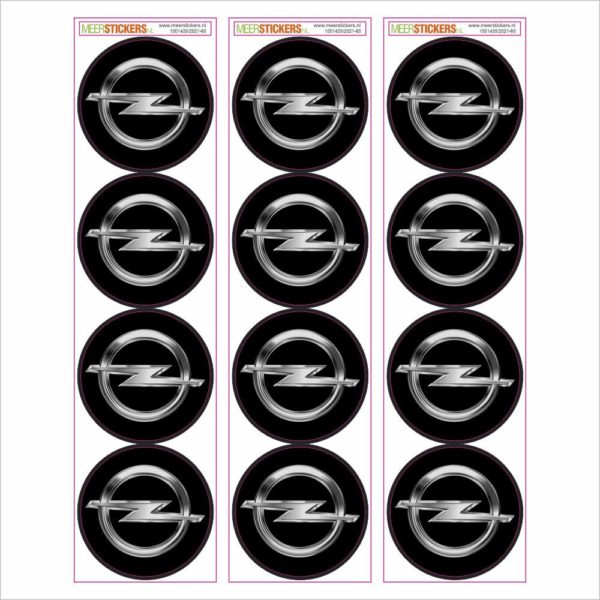 Wielnaaf stickers Opel