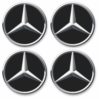Wielnaaf stickers Mercedes Zwart