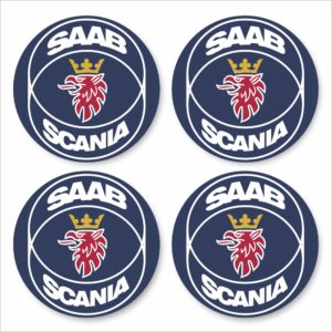 Wielnaaf stickers Saab Scania