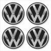 Wielnaaf stickers VW zwart