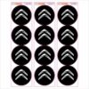 Wielnaaf stickers Citroen Zwart Logo